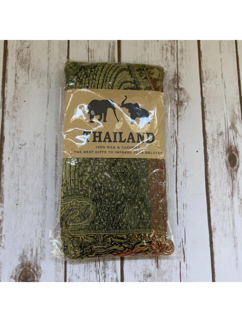 Thailand NEW Silk & Cashmere Scarf - 28" by 72"